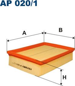 Filtron AP020/1 - Воздушный фильтр parts5.com