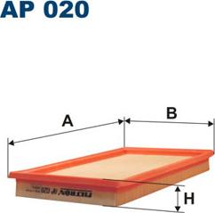 Filtron AP020 - Воздушный фильтр parts5.com