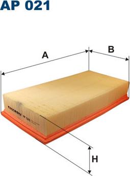 Filtron AP021 - Воздушный фильтр parts5.com