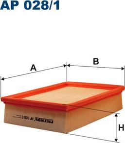 Filtron AP028/1 - Воздушный фильтр parts5.com