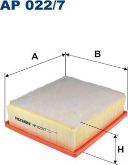 Filtron AP022/7 - Воздушный фильтр parts5.com