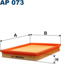 Filtron AP073 - Воздушный фильтр parts5.com