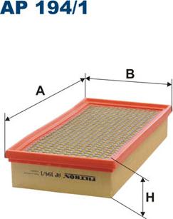 Filtron AP194/1 - Воздушный фильтр parts5.com