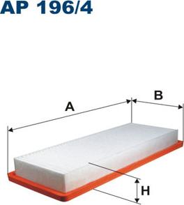 Filtron AP196/4 - Воздушный фильтр parts5.com