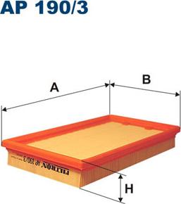 Filtron AP190/3 - Воздушный фильтр parts5.com