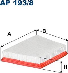 Filtron AP 193/8 - Воздушный фильтр parts5.com