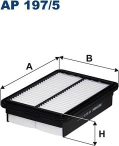 Filtron AP 197/5 - Воздушный фильтр parts5.com