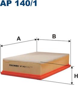 Filtron AP140/1 - Воздушный фильтр parts5.com