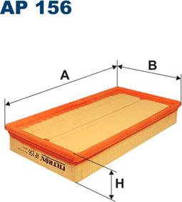 Filtron AP156 - Воздушный фильтр parts5.com