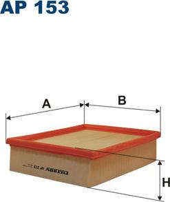 Filtron AP153 - Воздушный фильтр parts5.com