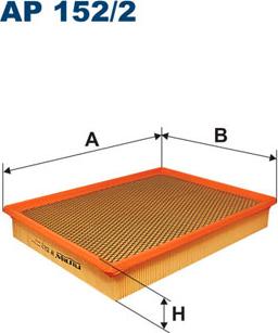 Filtron AP152/2 - Воздушный фильтр parts5.com