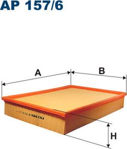 Filtron AP157/6 - Воздушный фильтр parts5.com