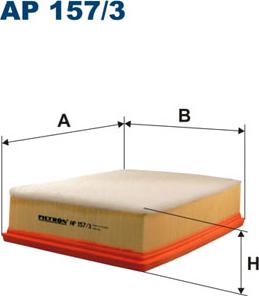 Filtron AP157/3 - Воздушный фильтр parts5.com