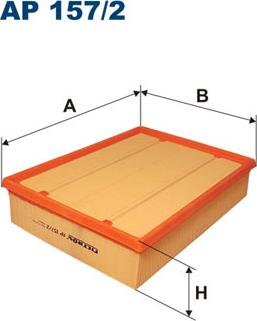 Filtron AP157/2 - Воздушный фильтр parts5.com