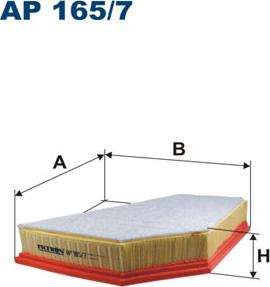 Filtron AP165/7 - Воздушный фильтр parts5.com