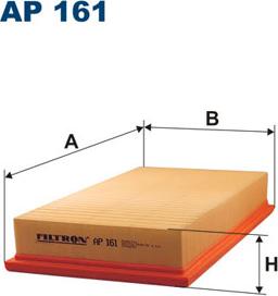 Filtron AP161 - Воздушный фильтр parts5.com