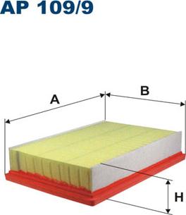 Filtron AP109/9 - Воздушный фильтр parts5.com