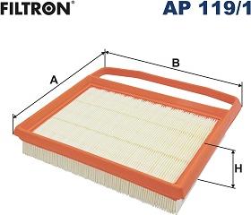 Filtron AP 119/1 - Воздушный фильтр parts5.com