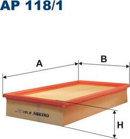 Filtron AP118/1 - Воздушный фильтр parts5.com