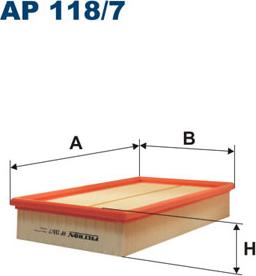 Filtron AP118/7 - Воздушный фильтр parts5.com