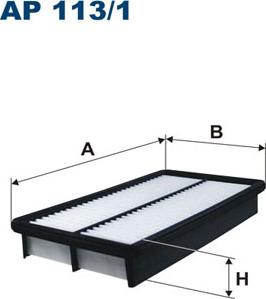 Filtron AP113/1 - Воздушный фильтр parts5.com