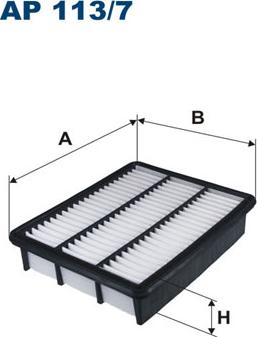 Filtron AP113/7 - Воздушный фильтр parts5.com