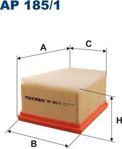 Filtron AP185/1 - Воздушный фильтр parts5.com