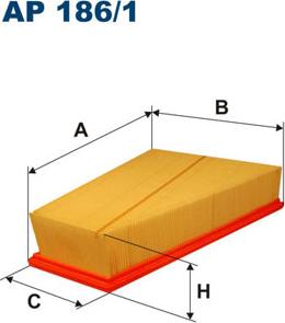 Filtron AP186/1 - Воздушный фильтр parts5.com