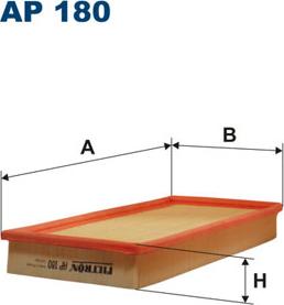 Filtron AP180 - Воздушный фильтр parts5.com