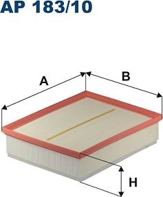 Filtron AP 183/10 - Воздушный фильтр parts5.com