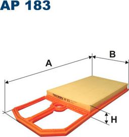 Filtron AP183 - Воздушный фильтр parts5.com