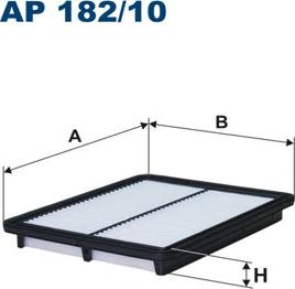 Filtron AP182/10 - Воздушный фильтр parts5.com