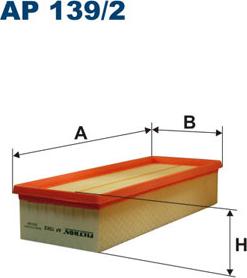 Filtron AP139/2 - Воздушный фильтр parts5.com