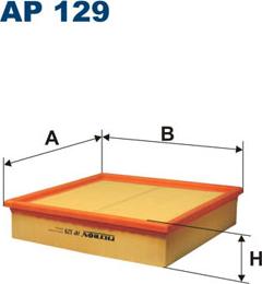 Filtron AP129 - Air Filter parts5.com