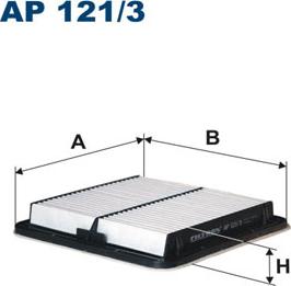 Filtron AP121/3 - Filtro de aire parts5.com