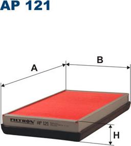 Filtron AP121 - Воздушный фильтр parts5.com