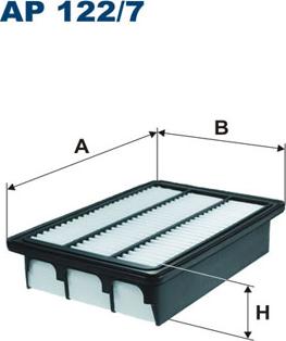 Filtron AP122/7 - Воздушный фильтр parts5.com