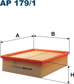 Filtron AP179/1 - Воздушный фильтр parts5.com