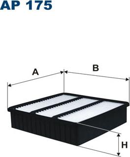 Filtron AP175 - Воздушный фильтр parts5.com