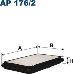 Filtron AP176/2 - Воздушный фильтр parts5.com