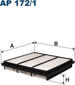 Filtron AP172/1 - Воздушный фильтр parts5.com