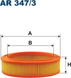 Filtron AR347/3 - Воздушный фильтр parts5.com