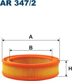 Filtron AR347/2 - Воздушный фильтр parts5.com