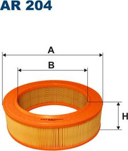 Filtron AR204 - Воздушный фильтр parts5.com