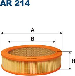 Filtron AR214 - Воздушный фильтр parts5.com