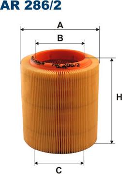 Filtron AR286/2 - Воздушный фильтр parts5.com