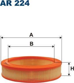 Filtron AR224 - Воздушный фильтр parts5.com