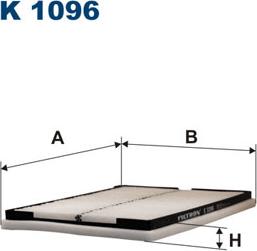 Filtron K1096 - Фильтр воздуха в салоне parts5.com