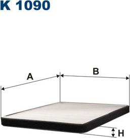 Filtron K1090 - Фильтр воздуха в салоне parts5.com