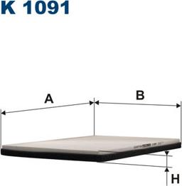 Filtron K1091 - Фильтр воздуха в салоне parts5.com